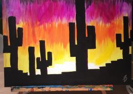 Cactus Sunset by Noah Dyer