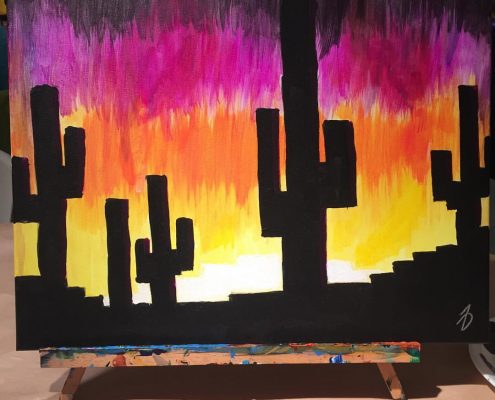 Cactus Sunset by Noah Dyer